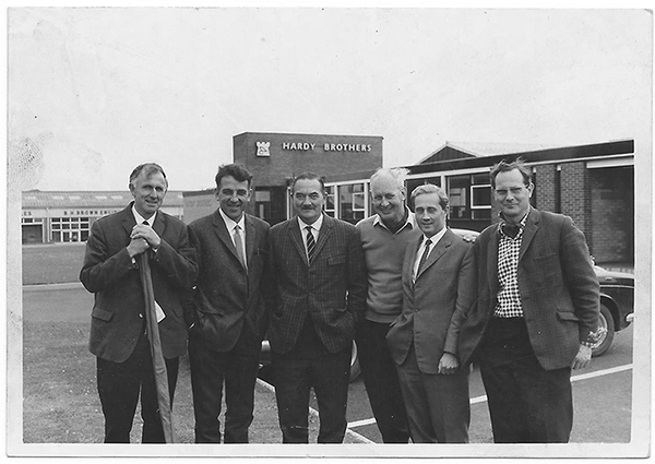 Pete, Dick, Fred with Hardy Brothers